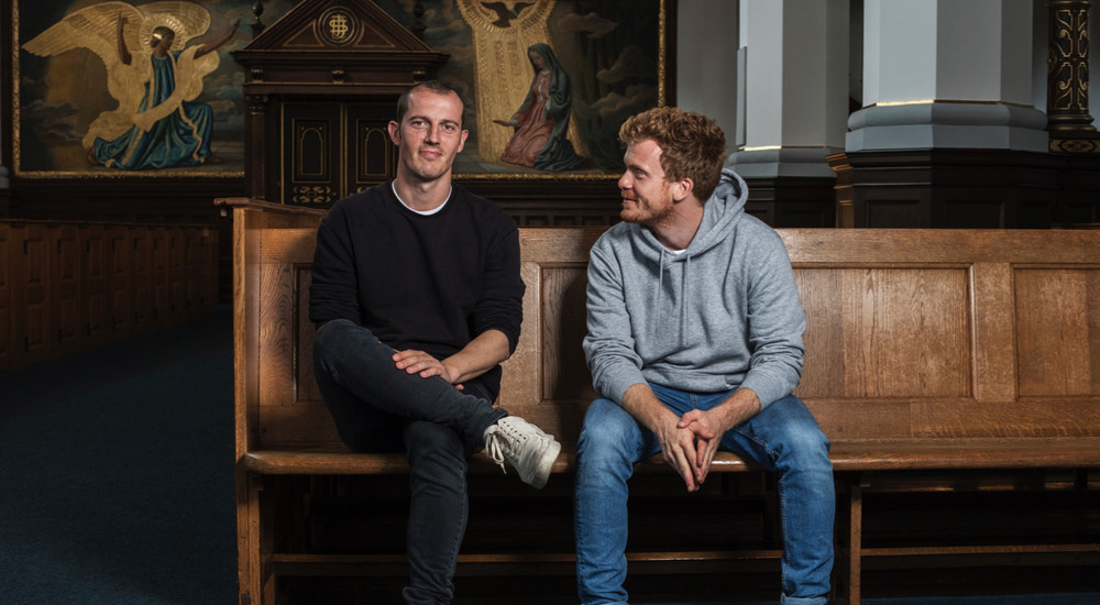 Simon Sears og Morten Hee Andersen fra Herrens Veje folkekirken.dk